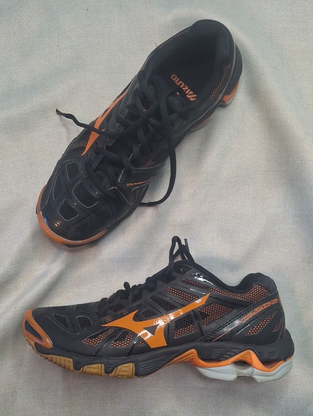 Mizuno Men’s Black and Orange Water Athletic Shoes